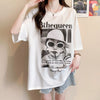 話題沸騰中 レース アバンギャルド 切り替え ホットダイヤモンド 3色選択 半袖Tシャツ＜U-8547＞