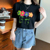 個性的なデザイン プリント 一目惚れ Tシャツ カットソー＜U-3273＞