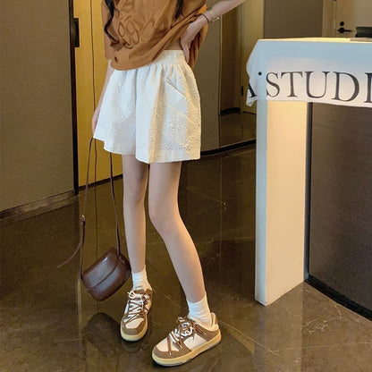 清涼感たっぷり ハイウエスト ファッション パンツ ボトムス＜U-3523＞