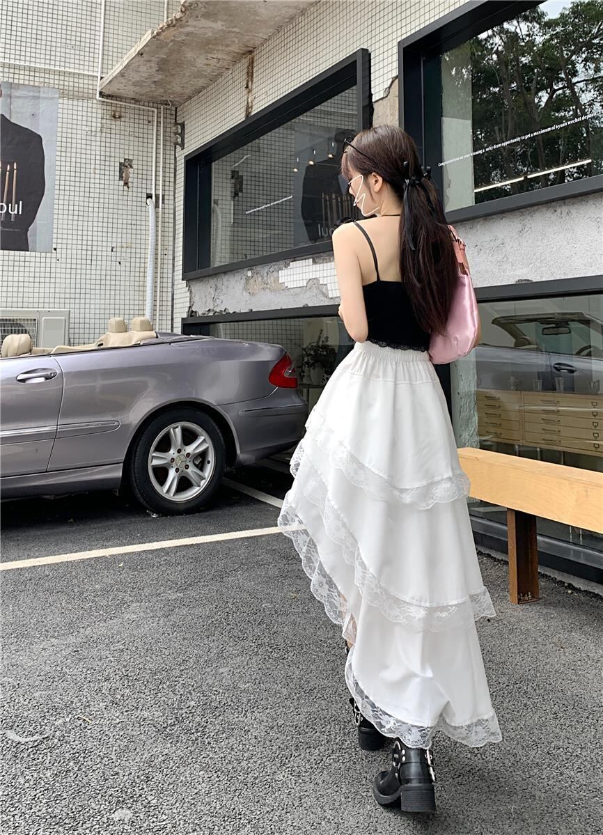 美人度アップ デートにぴったり 主役級 女性力を高める 無地 ハイウエスト スカート ボトムス＜U-11310＞