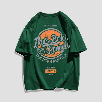 絶対欲しい 全5色 トレンドのロゴデザインをプリントしたTシャツは着回し力抜群 半袖Tシャツ<U-9256>