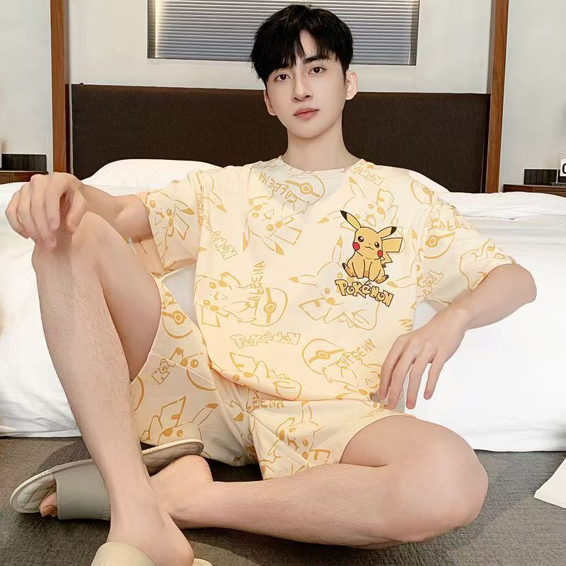 売れ筋 パジャマ Tシャツ & ショーツ セットアップ U-13467