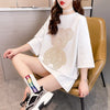 今季大好評 切り替え 美感いっぱい プリント Tシャツ カットソー＜U-3503＞
