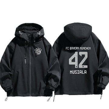 絶対欲しい   撥水加工 バックビッグロゴ 男女兼用 3色展開 マウンテンパーカー U-12853