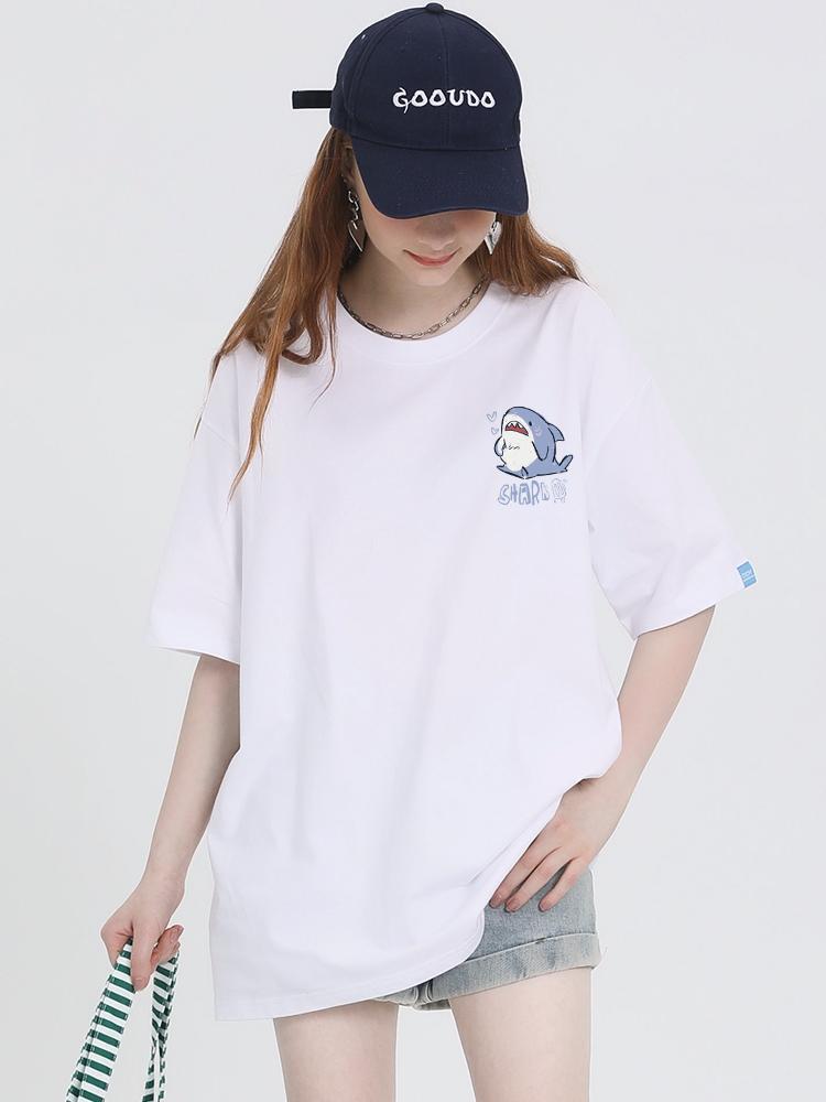売り切れ必至 4色選択 ポップなプリントが夏に映えるプリント 半袖Tシャツ＜U-9327＞