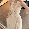 エレガント 売り切れ必至 絶対流行 女子マスト エレガント ワンピース<U-12071>