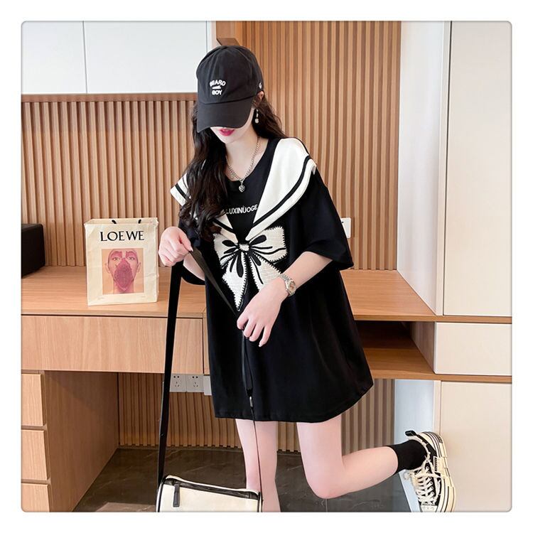 夏新作  キュート 厚手全6色フード付きパーカ<U-4582> プリントTシャツ 2色 ゆったり半袖＜U-8226＞