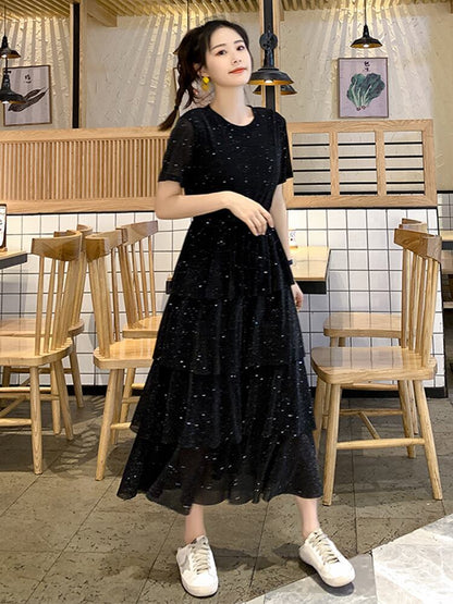 超人気 スウィート 大人可愛い フリル ワンピース ＜U-8619＞