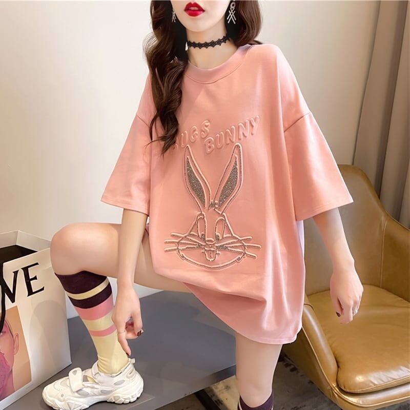 オシャレ度満点 切り替え 着心地抜群 プリント Tシャツ カットソー＜U-3549＞