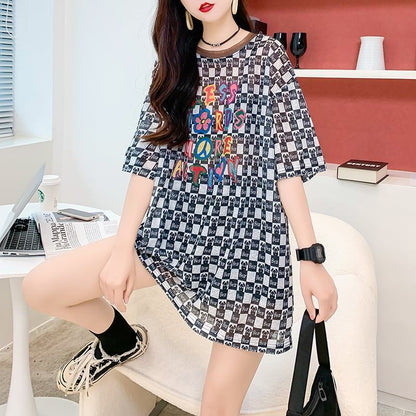 ゆったり感アップ プリント オシャレ度満点 Tシャツ カットソー＜U-3331＞