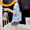 ゆったり感アップ 3色選択可 オシャレ度満点 プリント Tシャツ カットソー＜U-3100＞