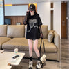 話題沸騰中 レイヤード風 美人度アップ ルーズ Tシャツ ＜U-8707＞