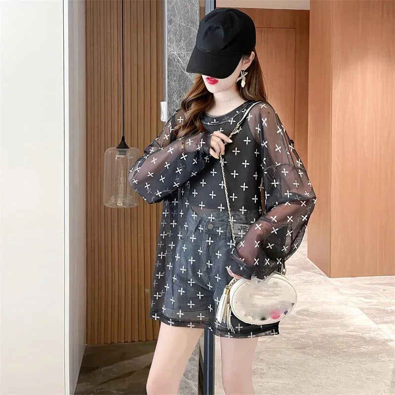 着心地抜群 ラウンドネック 女性力を高める Tシャツ カットソー＜U-3045＞