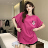 今季大好評 切り替え 美感いっぱい プリント Tシャツ カットソー＜U-3458＞