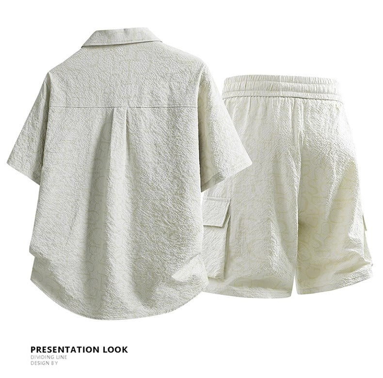 人気トレンド カジュアル 男女兼用 Tシャツ & ショーツ セットアップ U-80075