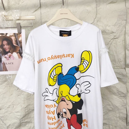 人気トレンド 新作 カジュアル プリント Tシャツ U-13475
