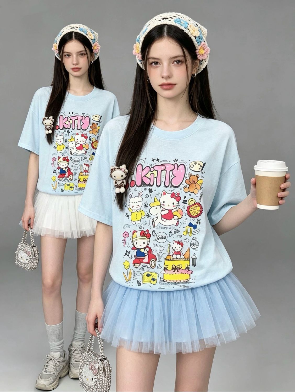 新作トレンド プリント カジュアル Tシャツ U-13470