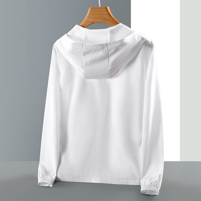 男女兼用 接触冷感 UV カット フード付き ジャケット U-13266