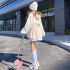 美人度アップ プリント ファッション スウェット パーカー＜U-3686＞