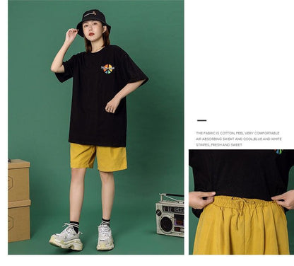 超人気 シンプル 上質 半袖Ｔシャツⅹパンツセット<U-8044>