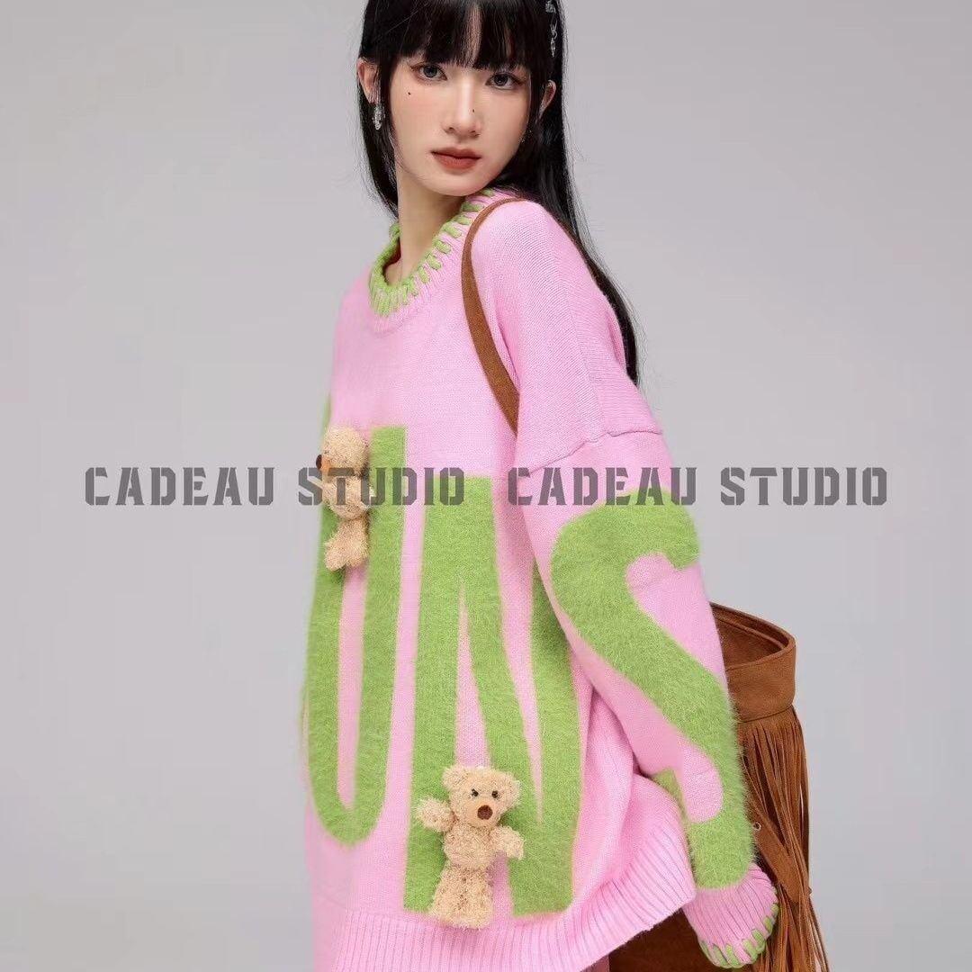 大好評  ファッション 個性派セーター<U-5615>