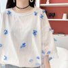 今季大好評 チュール 好感度満載 切り替え Tシャツ カットソー＜U-3190＞