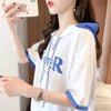 カジュアル 切り替え オシャレ度満点 プリント Tシャツ カットソー＜U-3656＞