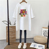 人気商品再入荷 アバンギャルド 上品 レース プリント全2色 半袖Tシャツ<U-9024>