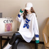 カジュアル 切り替え オシャレ度満点 プリント Tシャツ カットソー＜U-3663＞