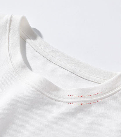 絶対欲しい大人可愛い カジュアル 高見えデザイン プリント全6色 半袖Tシャツ<U-9328>