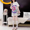 【半額！期間限定！！】新商品 切り替え 一目惚れ 透かし彫り プリント Tシャツ カットソー＜U-8523＞