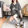 ゆったり感アップ 切り替え オシャレ度満点 プリント Tシャツ カットソー＜U-3387＞