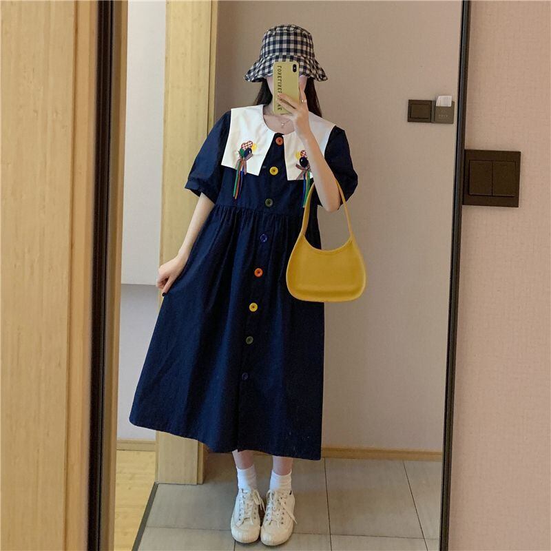 大活躍 大人可愛い 超人気 シンプル チェック柄 フロック<U-11286>