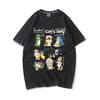 超人気 軽くて涼しくて可愛い！デザイン性抜群 カジュアル プリント全6色 半袖Tシャツ<U-9319>