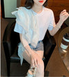 好感度100％ 早い者勝ち 絶対流行 カジュアル 2色選択 Tシャツ<U-11896>