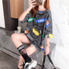 オシャレ度満点 プリント カジュアル Tシャツ カットソー＜U-3344＞