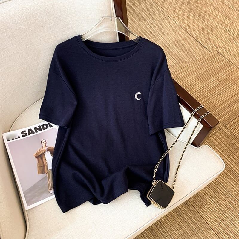 ファッション 切り替え 美人度アップ Tシャツ＋ショートパンツ セットアップ＜U-3527＞