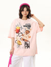 売れ筋 早い者勝ち 絶対流行 カジュアル 2色選択 Tシャツ<U-11178>