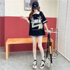 着心地抜群 切り替え 女性力を高める プリント Tシャツ カットソー＜U-3524＞