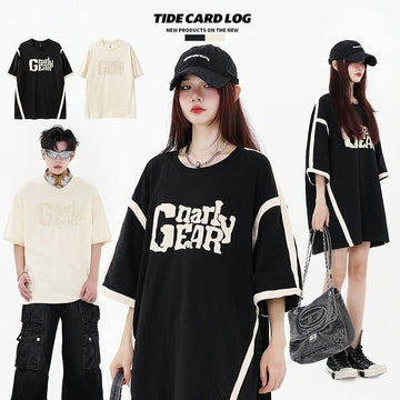 売り切れ必至 個性派 人気商品再入荷 上質 半袖Tシャツ 全2色 男女兼用<U-4907>