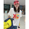 早い者勝ち 早い者勝ち 絶対流行 カジュアル Tシャツ<U-11132>