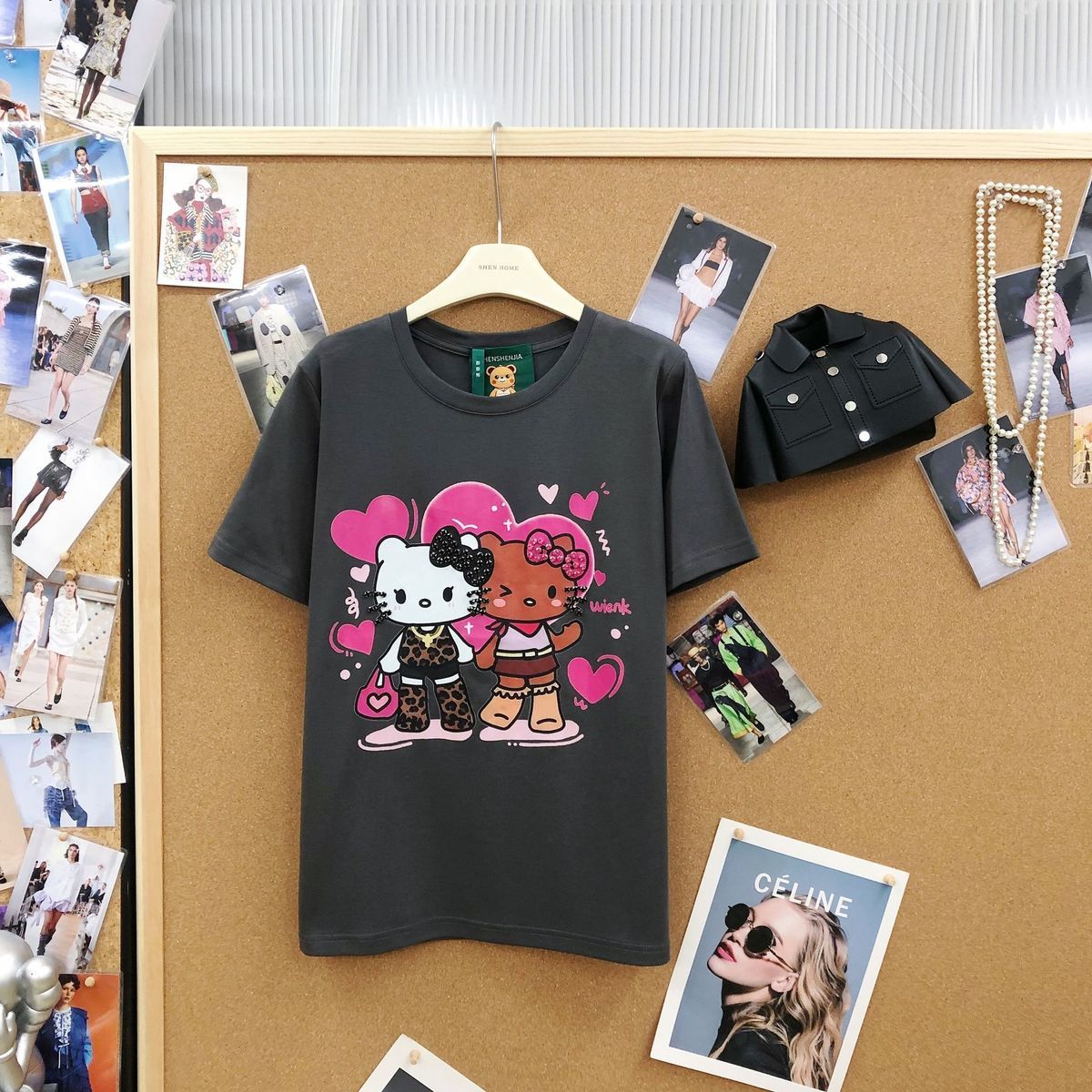 売れ筋 カジュアル プリント Tシャツ U-13472