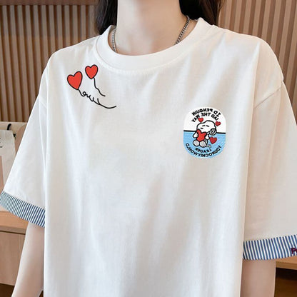 着回し力抜群 好感度UP 海外トレンド カジュアル 全3色 半袖 Tシャツ ＜U-11668＞