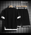 男女兼用 大人気 シンプル Tシャツ & ショーツ セットアップ U-80020