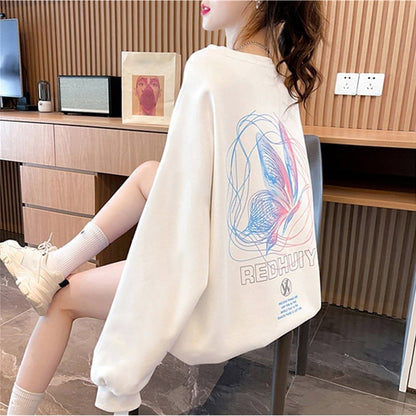 着心地抜群 プリント 女性力を高める スウェット パーカー＜U-3777＞