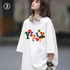 新商品 アバンギャルド カジュアル プリント 5種選択可 半袖Tシャツ<U-8900>