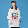 話題沸騰中 ゆったり カジュアル プリント 2色半袖Tシャツ＜U-8159＞