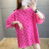 高級感溢れる プリント 美感いっぱい Tシャツ カットソー＜U-3316＞