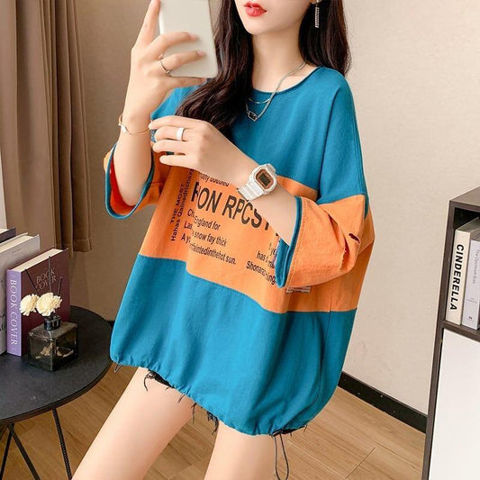 オシャレ度満点 3色選択可 美感いっぱい Tシャツ カットソー＜U-3042＞