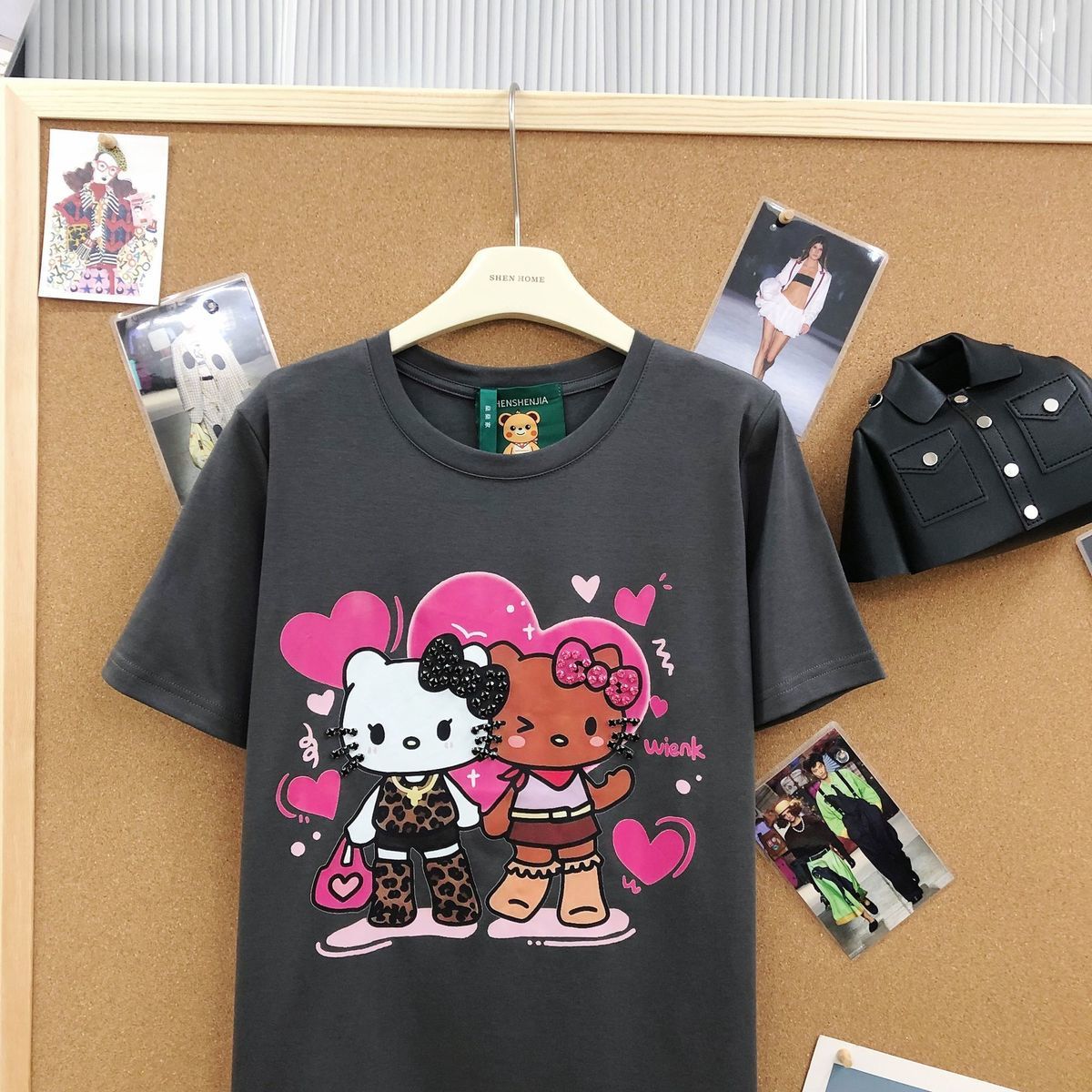 売れ筋 カジュアル プリント Tシャツ U-13472
